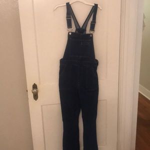 Gap fitted flared overalls